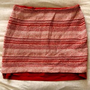 Banana Republic orange mini skirt - size 4